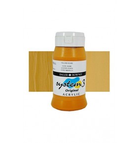 Daler Rowney System3 500 ml Akrilik Boya  663 Yellow Ochre